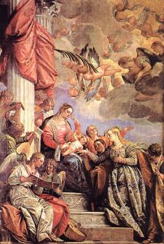 Paolo Veronese : Mystic Marriage of St Catherine